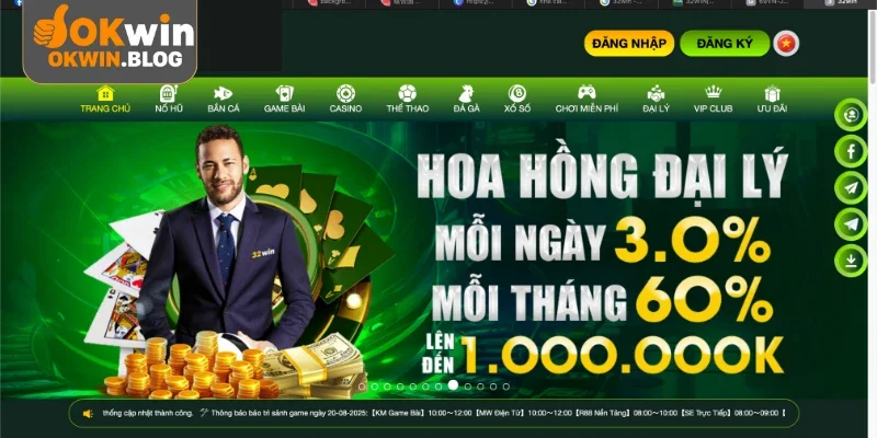 Sự phát triển của 32WIN gắn liền với OKWIN